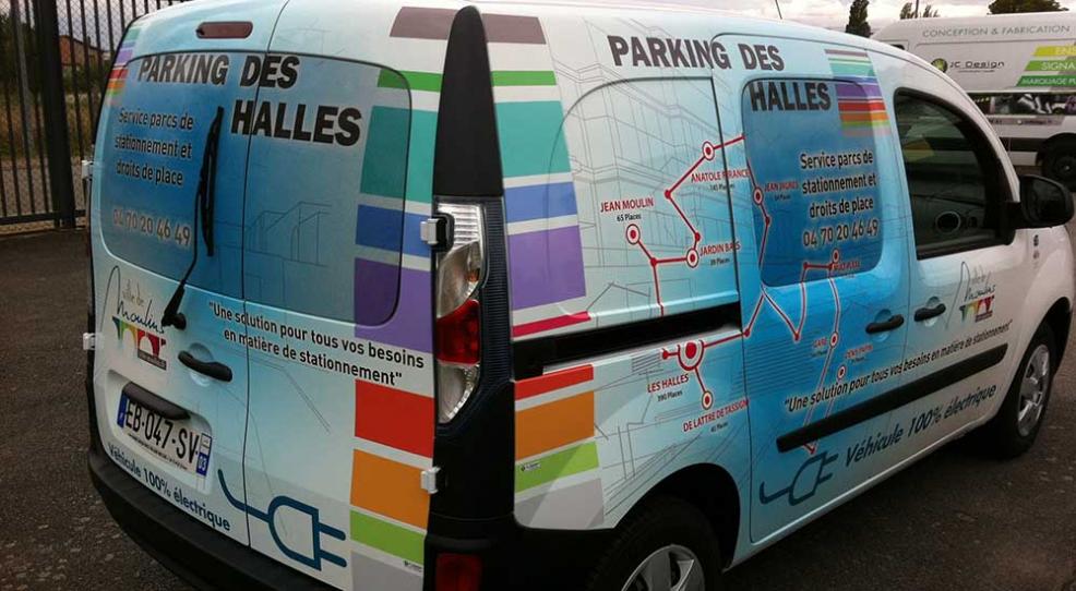 ville de moulins parking des halles